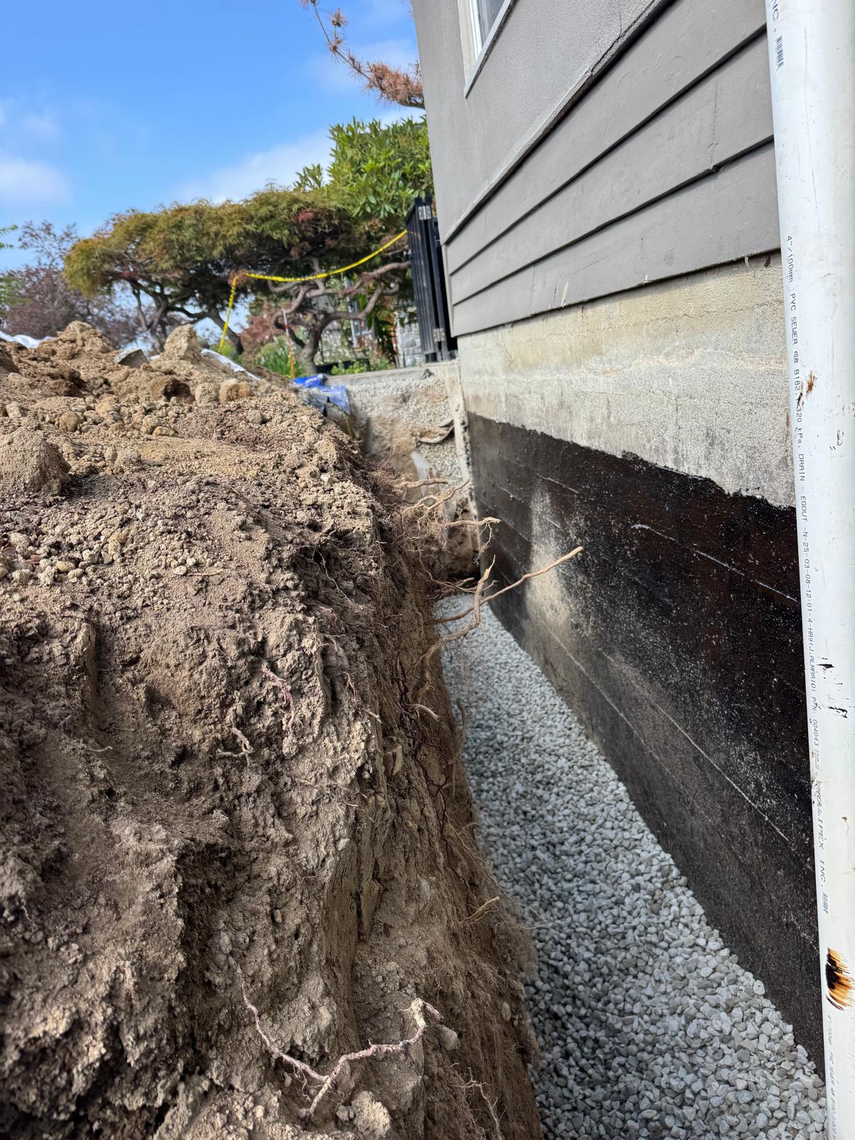 Foundation repair work by HYDROPRO